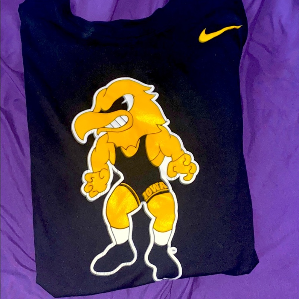 Iowa Hawkeye wrestling Dry Fit Tee